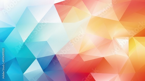 gentle gradient colorful geometric shapes background