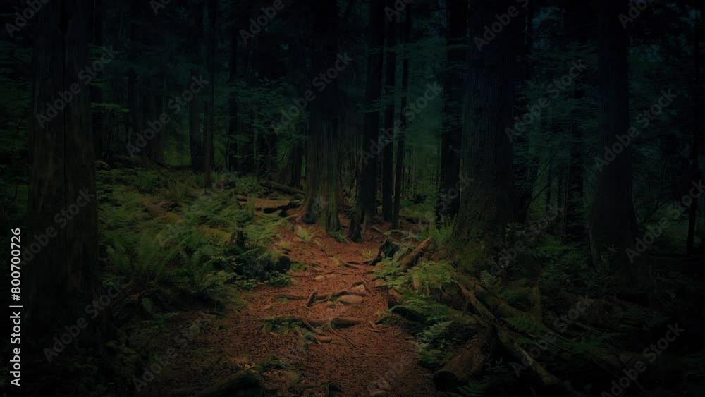 Mysterious Dark Forest With Path Winding Through
Mysterious Dark Forest With Path Winding Through