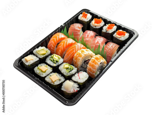 Asian food sushi isolated