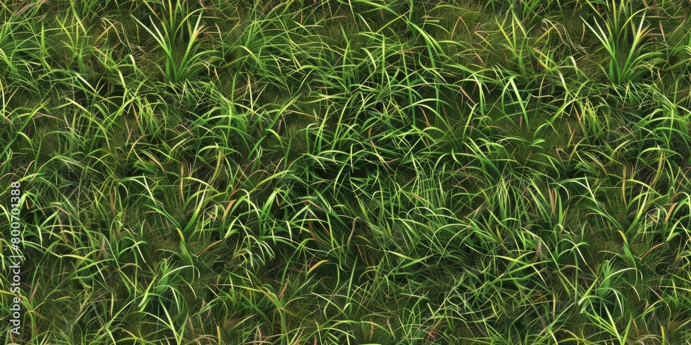 Fototapeta premium A close up of a lush green field of grass