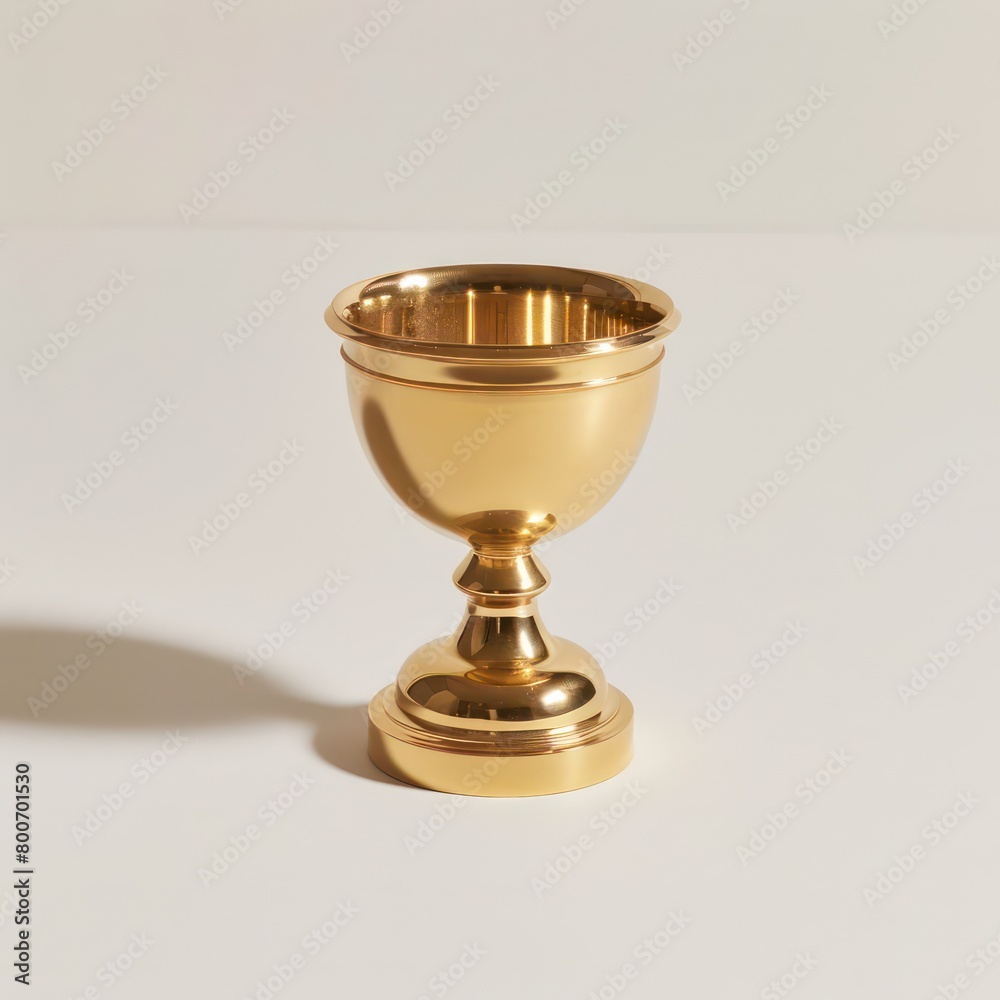 trophy golden cup, in white background trophy golden cup, in white background