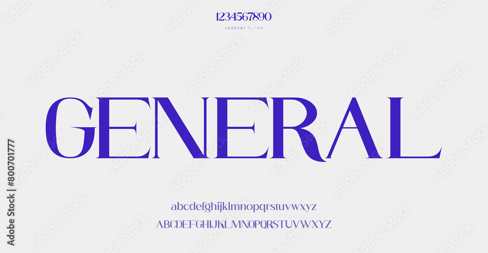 Elegant alphabet letters font and number typography classic urban lettering minimal fashion design
