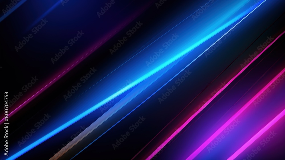 neon diagonal lines in blue and pink on dark background