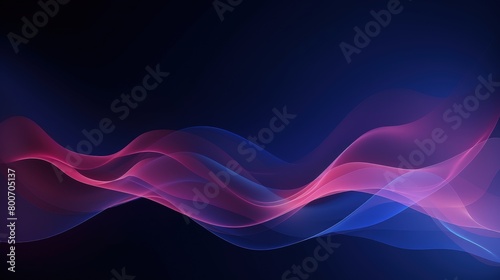 elegant purple and blue wave abstract background