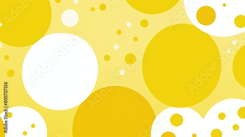 bstract yellow and white dot pattern background