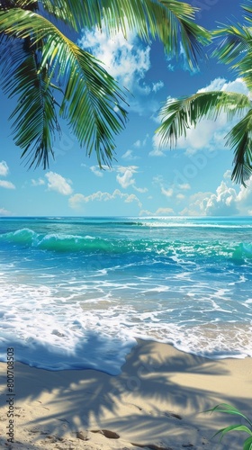 sea summer beach background