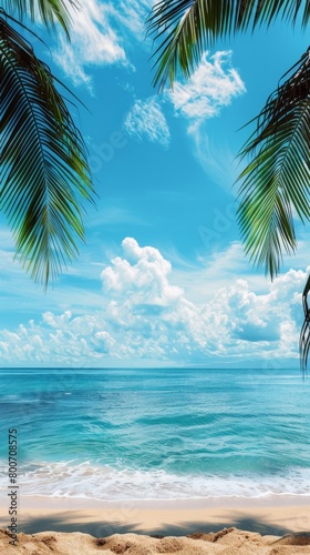 sea summer beach background