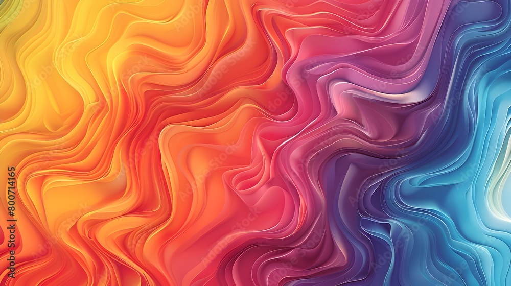 Fototapeta premium Colorful Abstract Background with Swirly Shapes and Fluid Texture