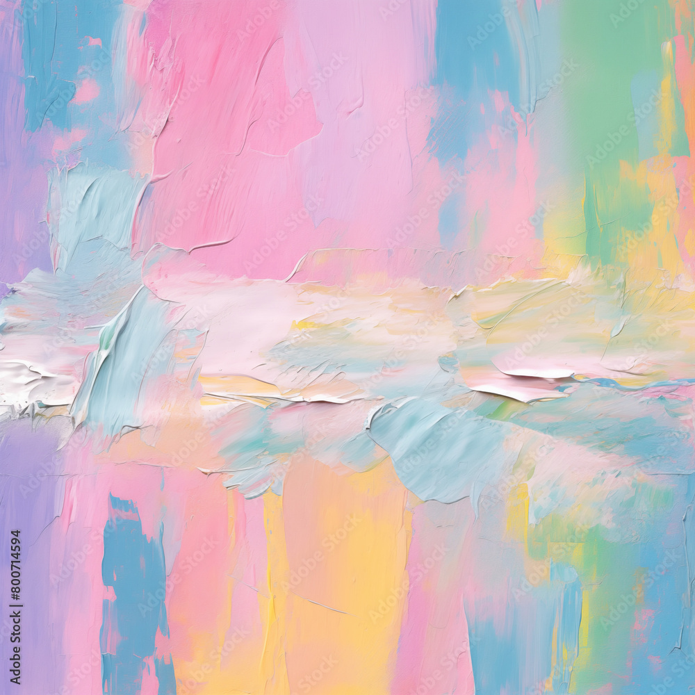 Abstract painting background in pastel positive color as wallpaper