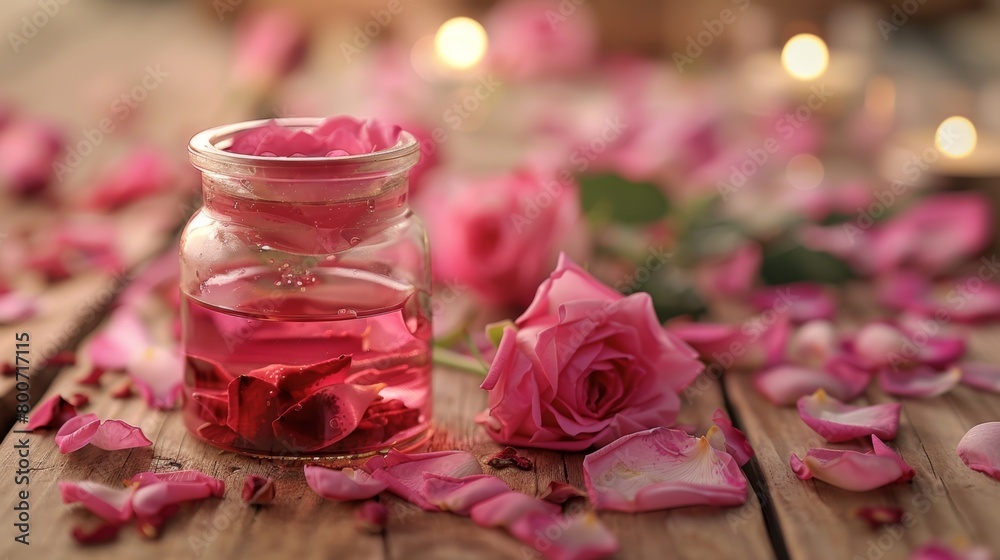 Another is smelling a jar of fragrant rose petals considering whether to add them to their blend or not. Another is smelling a jar of fragrant rose petals considering whether to add them to their blend or not.