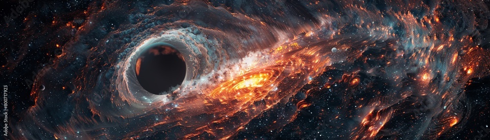enigmatic essence of black holes Convey a sense of wonder and intrigue enigmatic essence of black holes Convey a sense of wonder and intrigue