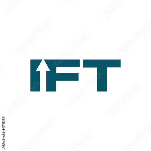 IFT set ,IFT logo. I F T design. White IFT letter. IFT, I F T letter logo design. Initial letter IFT letter logo set, linked circle uppercase monogram logo. I F T letter logo vector design.	