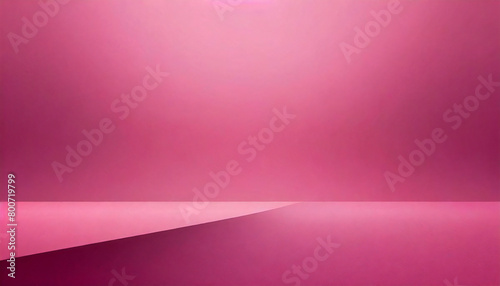 ピンクの背景。奥行きのあるピンクの背景。無地素材。pink background. Deep pink background. Plain material.