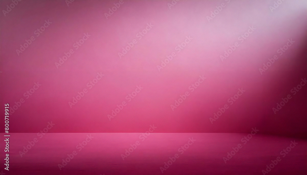 Fototapeta premium ピンクの背景。奥行きのあるピンクの背景。無地素材。pink background. Deep pink background. Plain material.