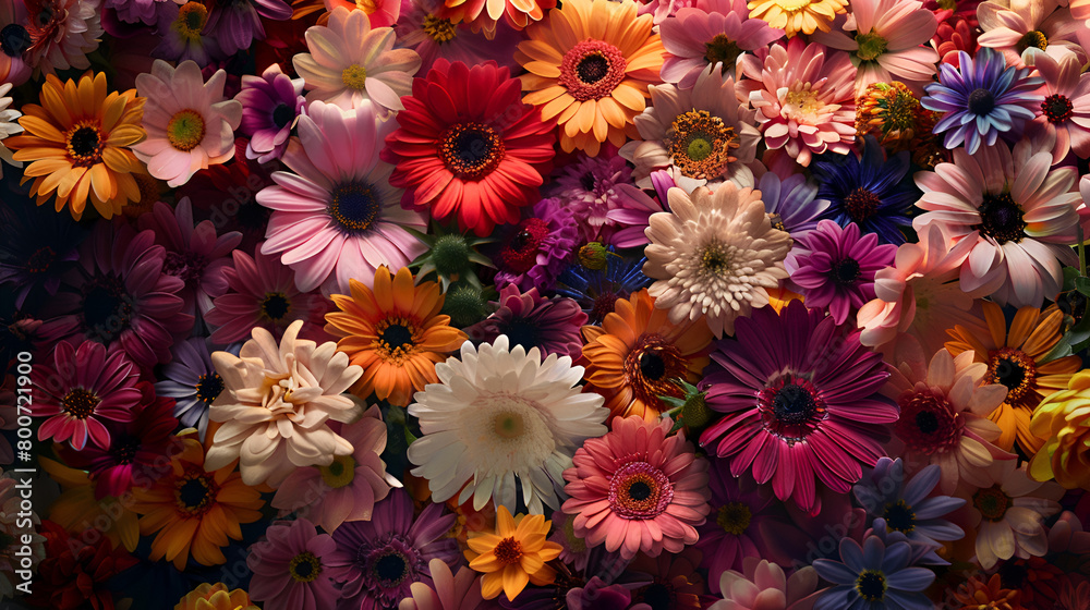colorful flowers,generative ai colorful flowers,generative ai