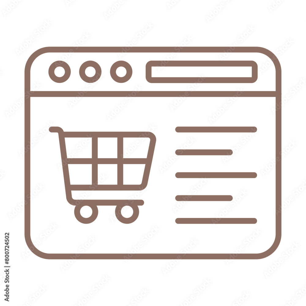 Ecommerce Icon Ecommerce Icon