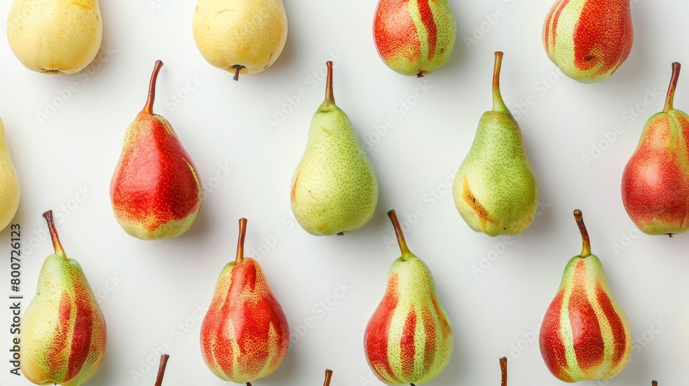 Green and red pears generative ai Green and red pears generative ai