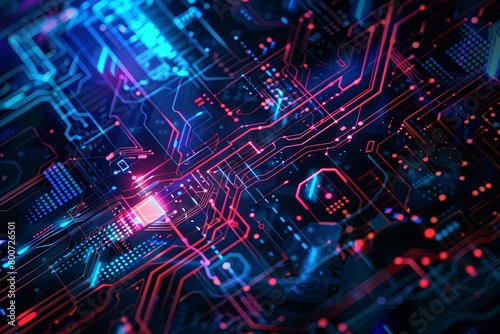 Wallpaper Mural Digital Transformation, System Engineering and Programming Abstract Background AI Generated Illustration Torontodigital.ca