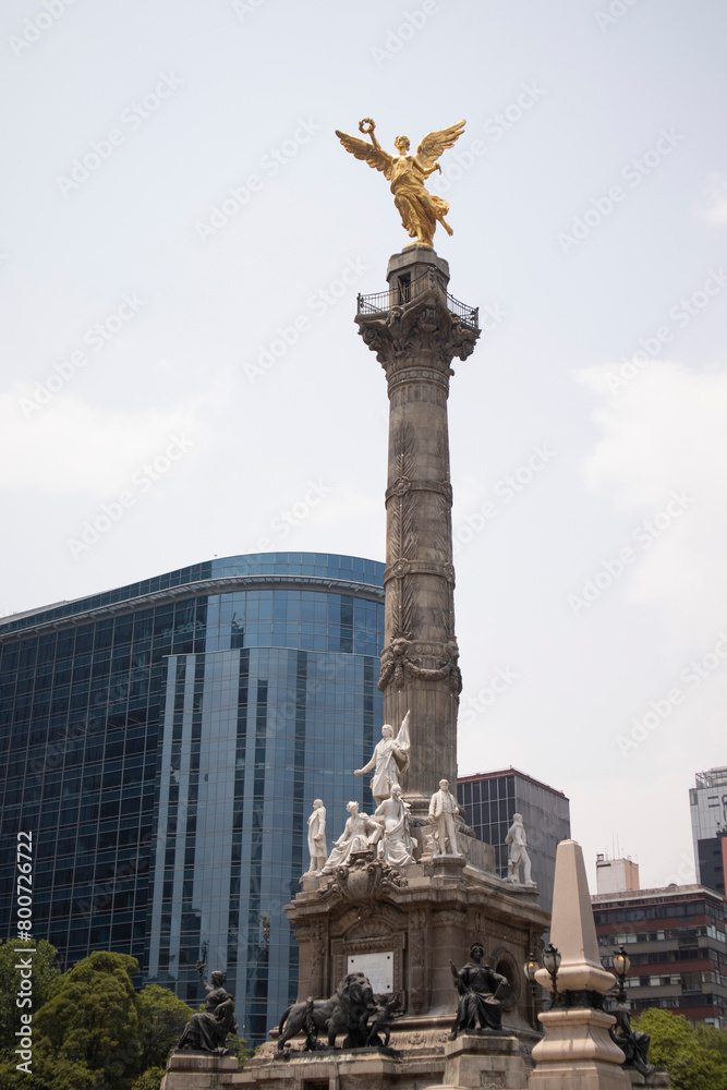 monumento del ángel de la independencia en ciudad de México,