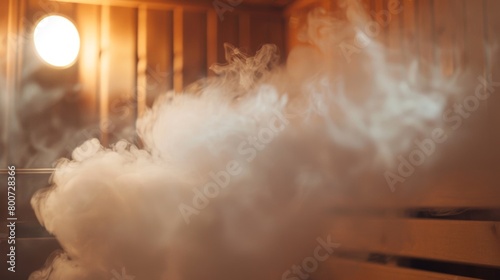 Steam rises from the sauna carrying with it the scent of sage and lavender while participants use it as a tool to release tension and negativity during the full moon..