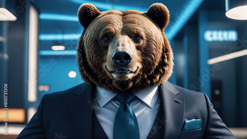 Entrepreneur executive businessman bear © spyduckz