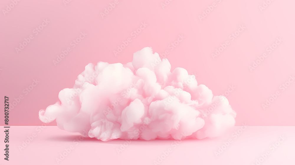 Clouds on pink background Clouds on pink background