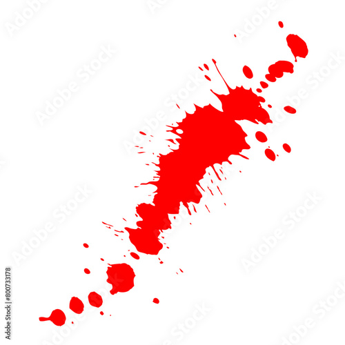 paint  splash. Colorful paint splash. Isolated design element on the transparent background. Ink drops and splashes. Blotter spots, liquid paint drip drop splash and ink splatter. vector Illustration