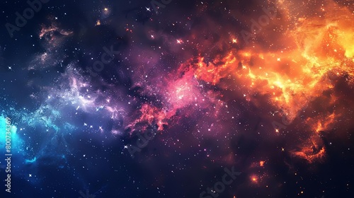 a stunning view of the vastness of space captured through a telescope, featuring a distant galaxy,