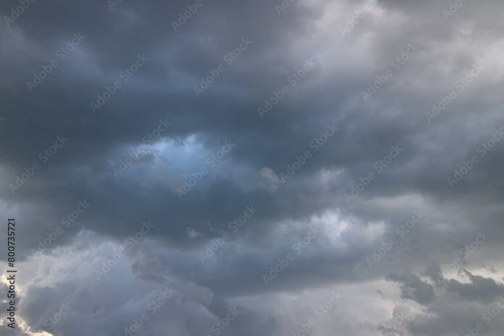 Beautiful dark cloudy sky before the thunderstorm Beautiful dark cloudy sky before the thunderstorm
