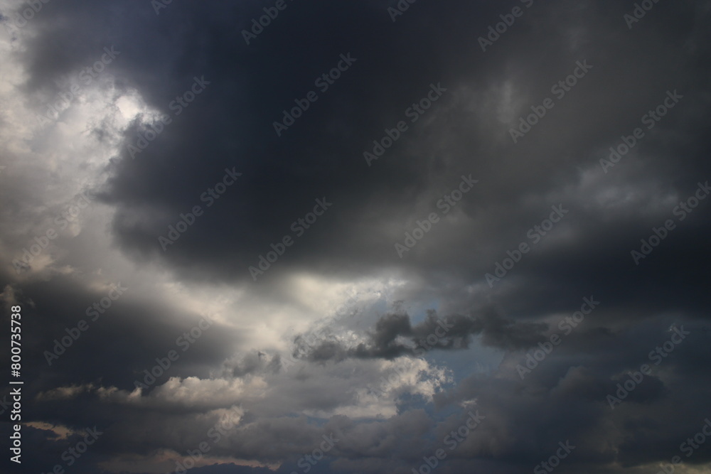 Beautiful dark cloudy sky before the thunderstorm Beautiful dark cloudy sky before the thunderstorm