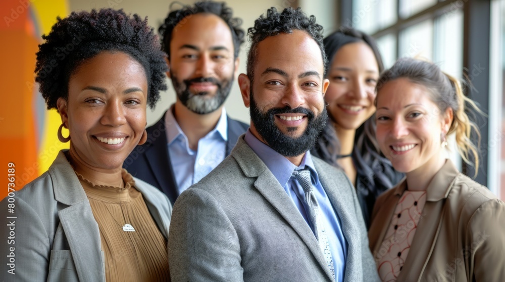 Portraits of employees in training or professional development activities generative ai