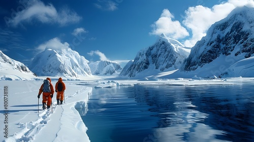 Intrepid Explorers Traverse Frozen Arctic Wilderness on Perilous Polar Expedition photo