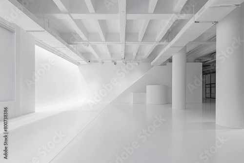 White Space Gallery  Minimalistic Luxury Studio with Clean Architecture and Showcase Workshop Design