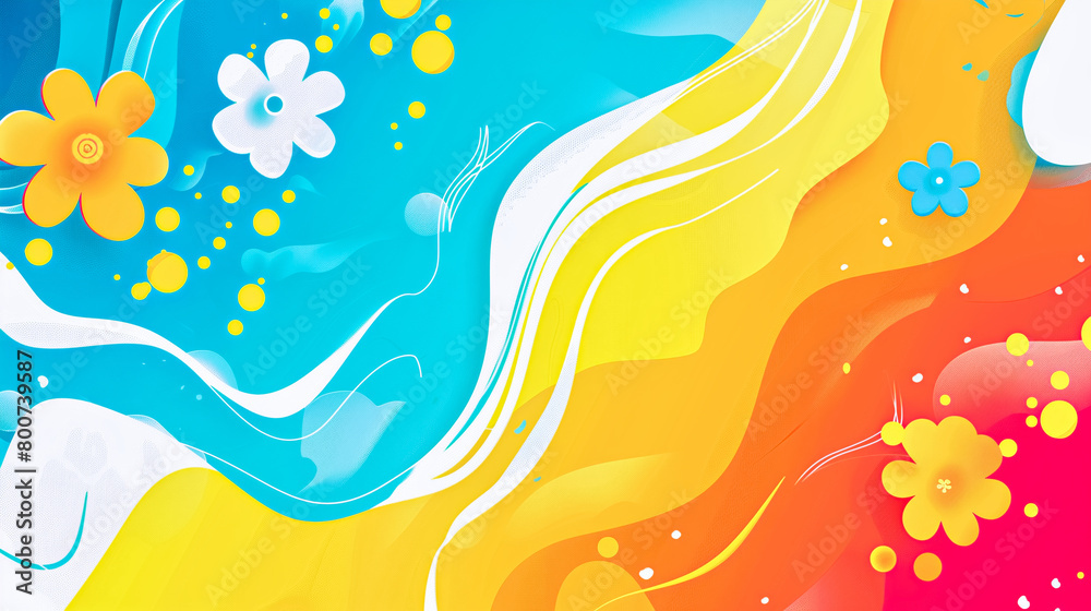 イラスト夏背景 イラスト夏背景