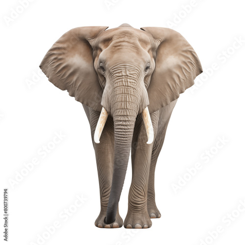 Elephant isolated on transparent background
