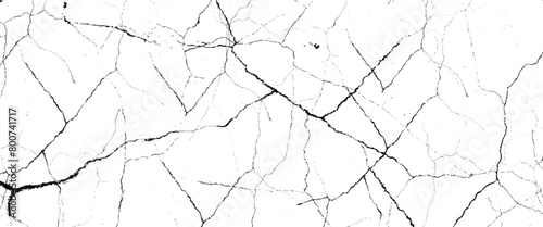Vector grunge crack concrete wall background, white and black distressed grunge concrete wall pattern for graphic design.