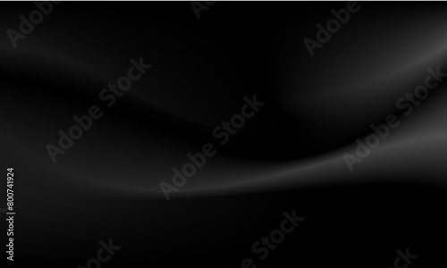 Black abstract background image design with horizontal wave pattern and subtle gradation