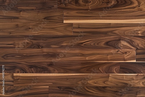 Brown Walnut Wood Surface: Decorative Grain, Flooring Visuals, Shades of Brown