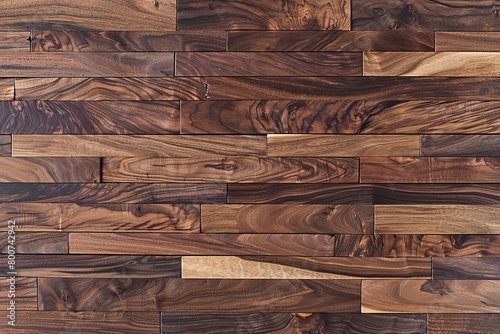 Decorative Walnut Wood Surface: Board and Timber in Vibrant Shades of Brown