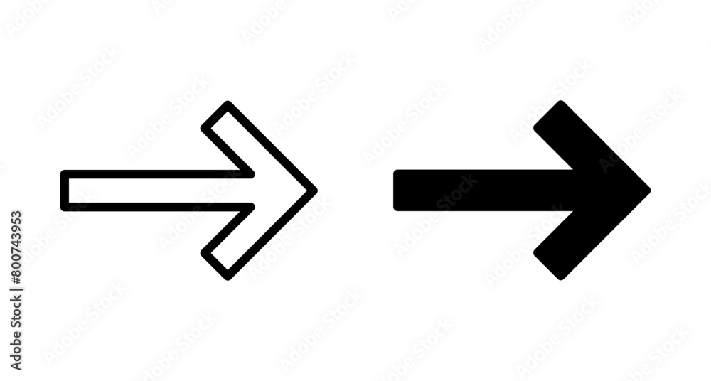 Arrow icon vector isolated on white background. Arrow symbol. Arrow vector icon Arrow icon vector isolated on white background. Arrow symbol. Arrow vector icon