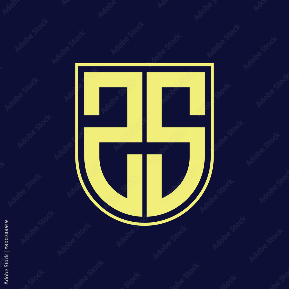 Obraz premium modern letter logo design