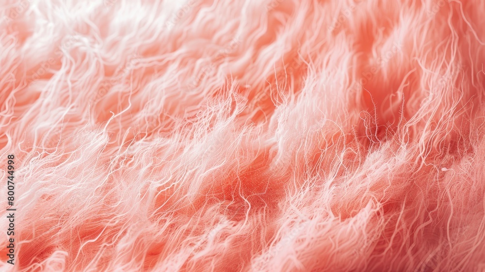 Close-up of pink fibrous texture resembling soft fur or fabric Close-up of pink fibrous texture resembling soft fur or fabric