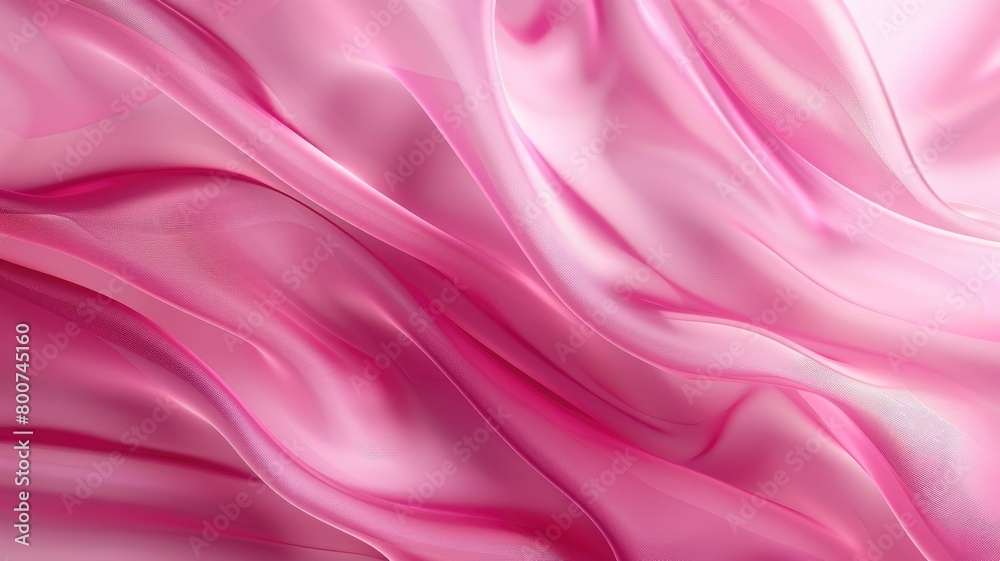 Abstract wavy pink silk fabric texture Abstract wavy pink silk fabric texture