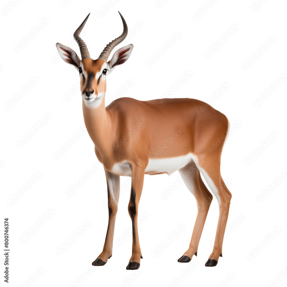 Male impala isolated on transparent background Male impala isolated on transparent background