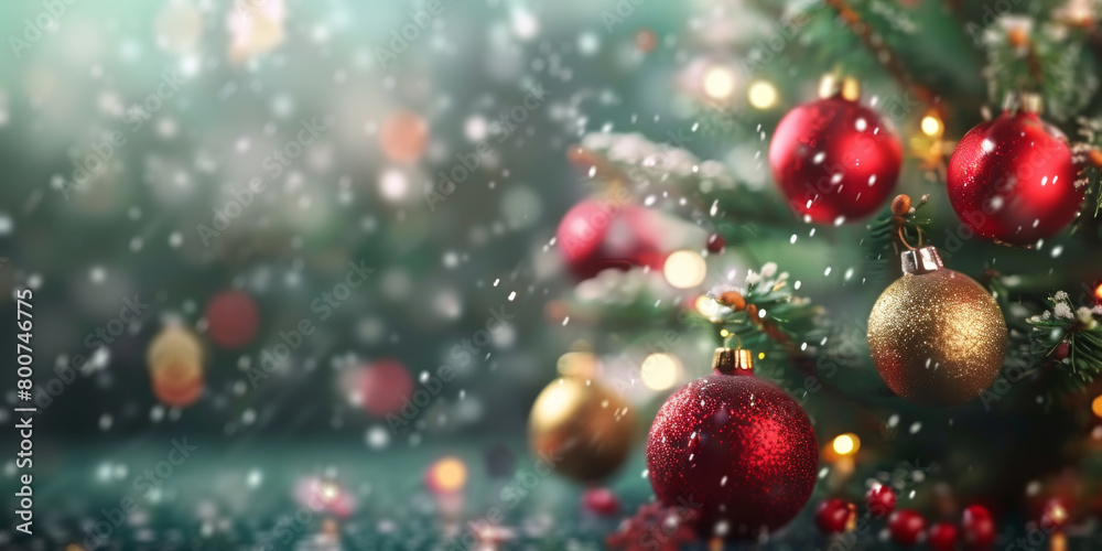 Naklejka premium Christmas holiday background