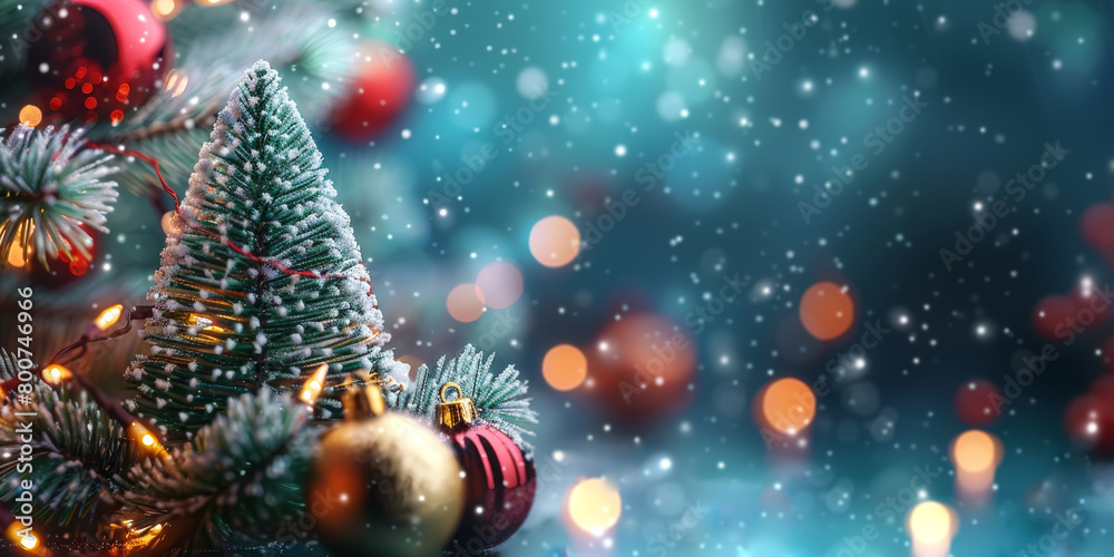 Obraz premium Christmas holiday background