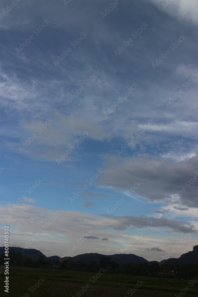 Blue sky and cloud with tree. Blue sky and cloud with tree.