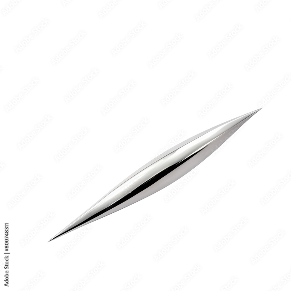 Nail isolated on transparent background