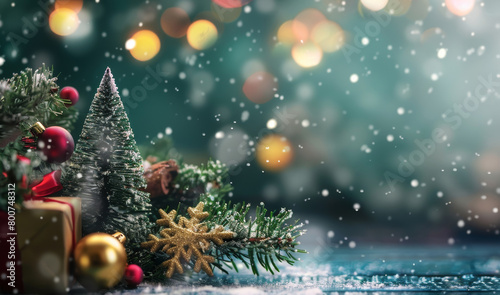 Christmas holiday background © megavectors