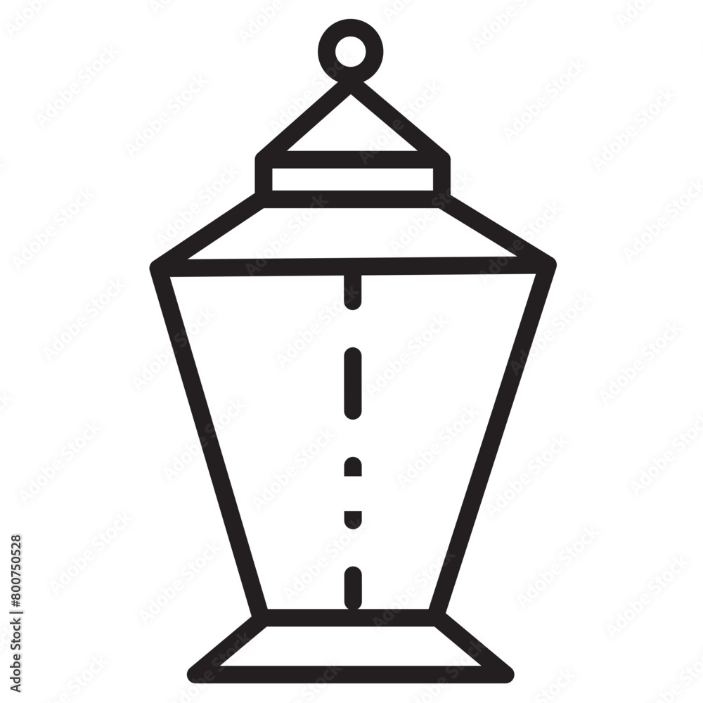 Lamp Lantern Light Line Icon Lamp Lantern Light Line Icon